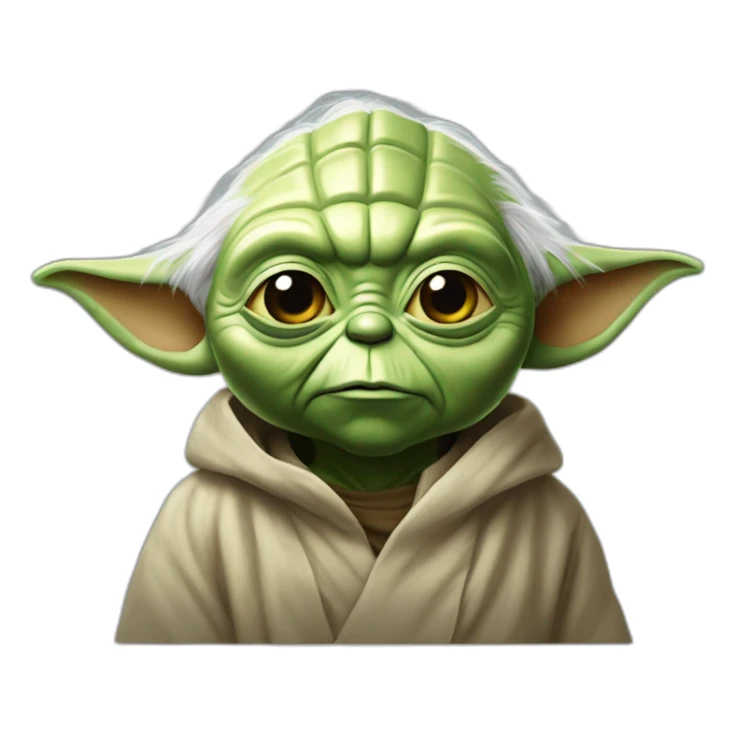 Yoda fantôme sticker