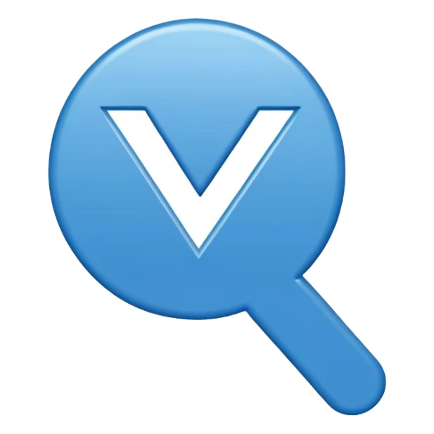blue verification checkmark, simple, clean, iconic, no text sticker