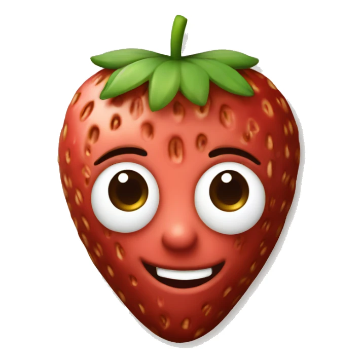 strawberries in milk chocolate sticker