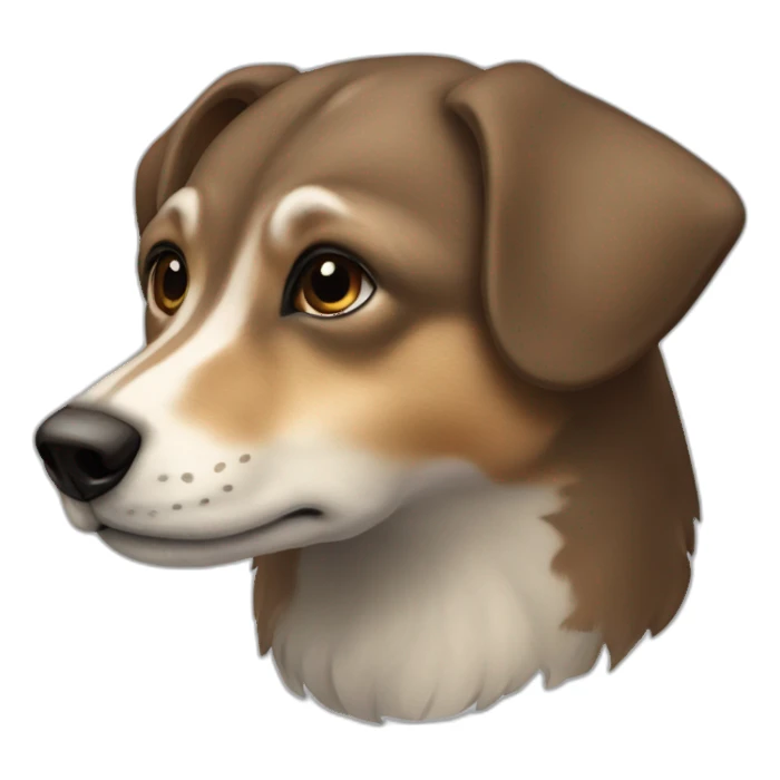 Chien sur une loutre sticker