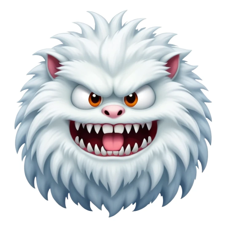 The white Monster sticker