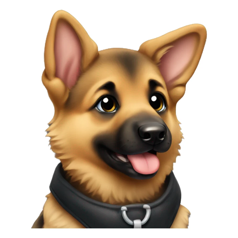 Cute baby german shepherd  sticker