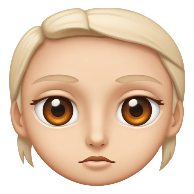 Eyes looking right sticker