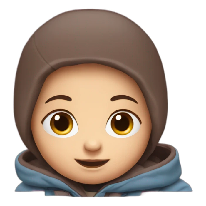 Baby mit Cappy sticker