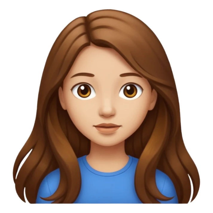 Saçı uzun kız  sticker