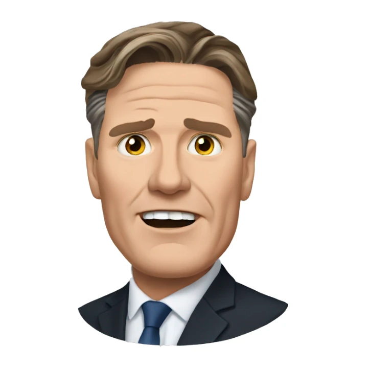 Keir Starmer face emoji sticker