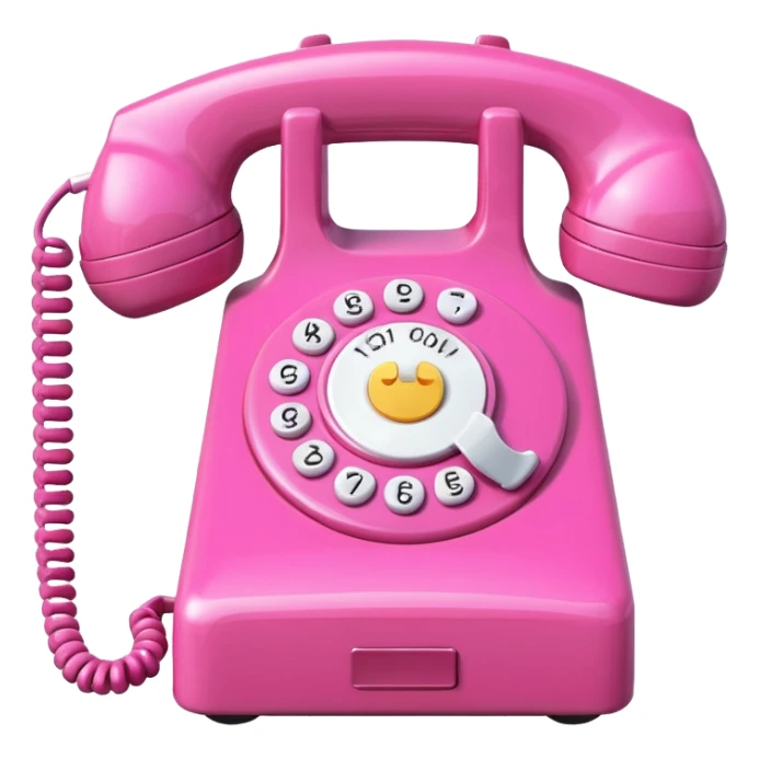 Pink phone widget  sticker