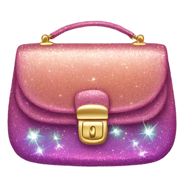 Sparkly purse sticker