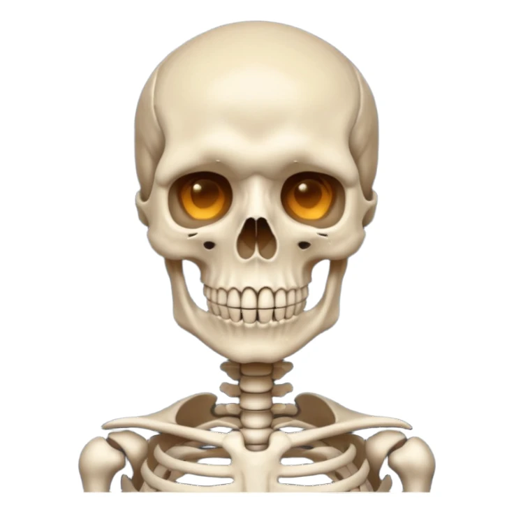 Mewing good jawline pskeleton sticker