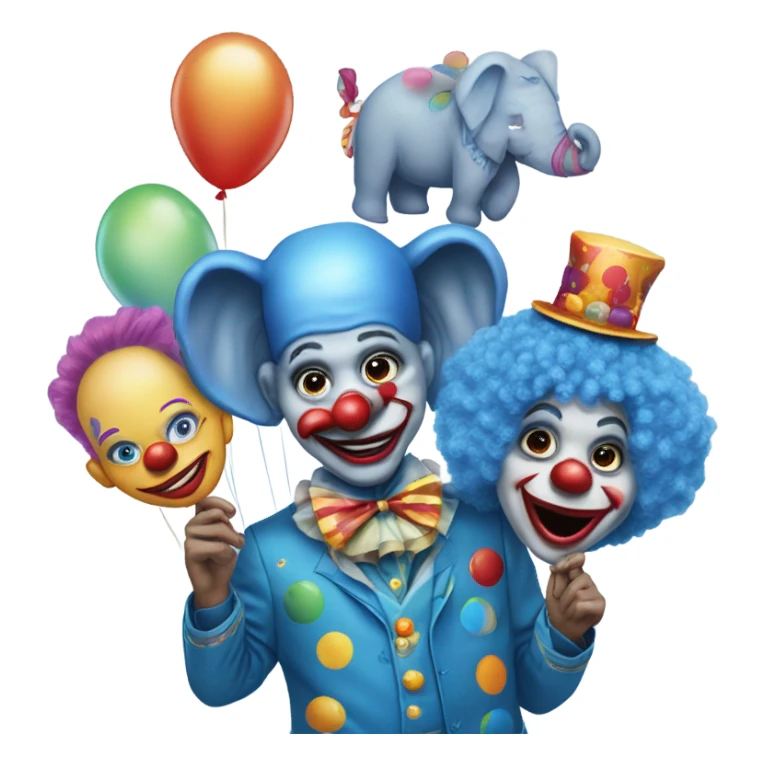 Democrat clowns sticker
