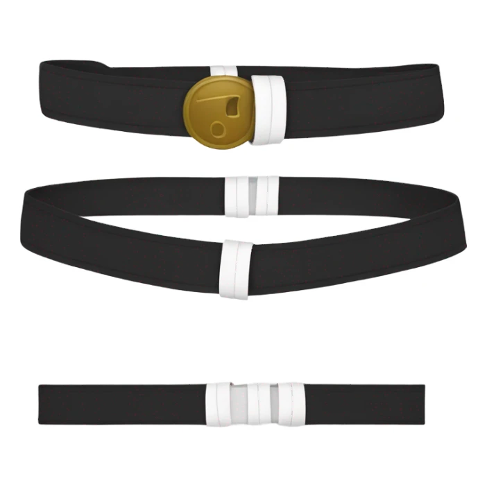 karate belt sticker