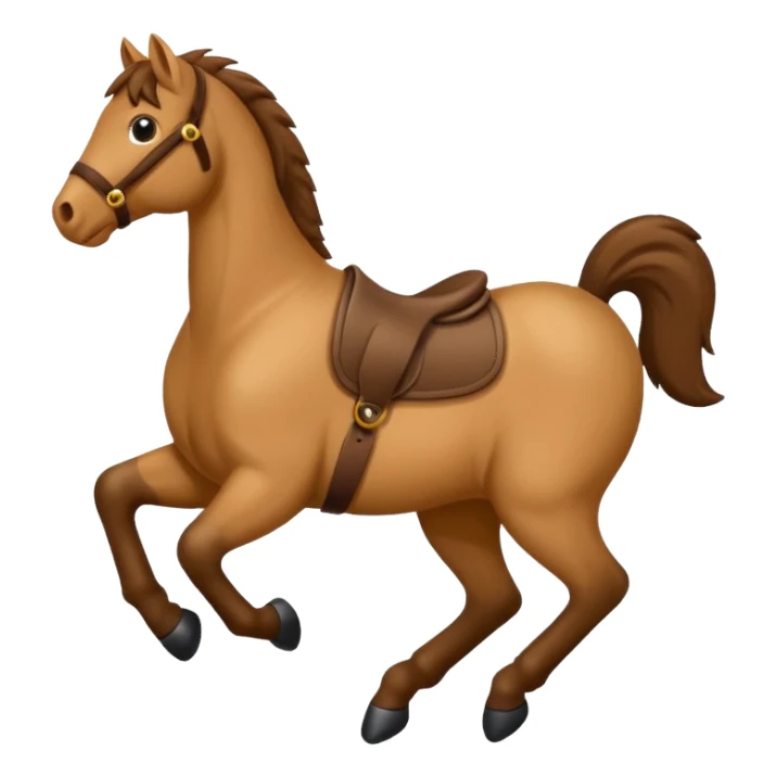 Ein Pferd springt ein Sprung sticker