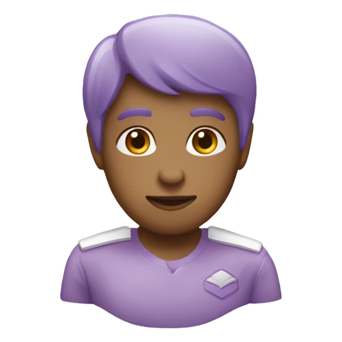 Light Purple Heart emoji  sticker