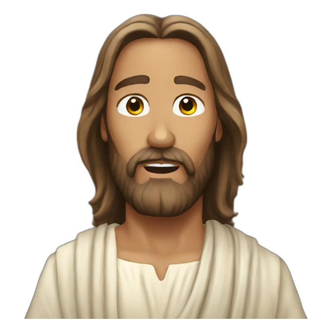 Jesus if he was australian sticker