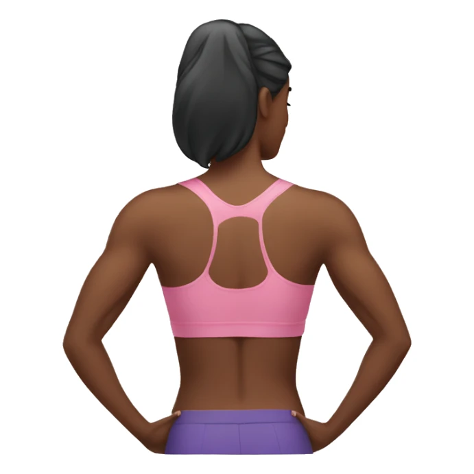 Woman Back muscles sticker