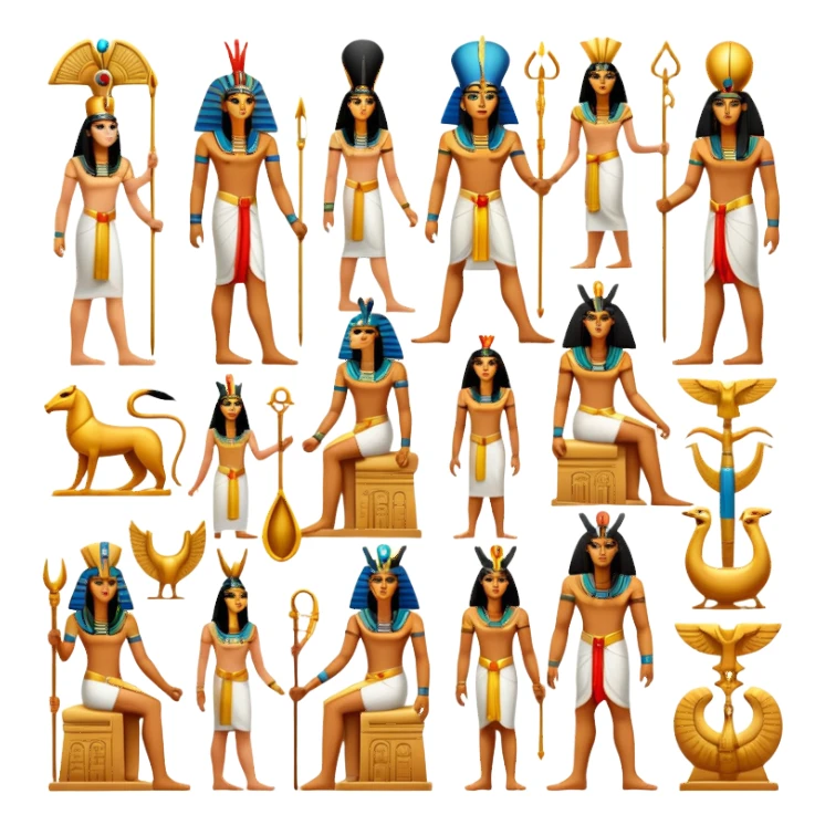 Ancient Egypt gods and goddesses  sticker