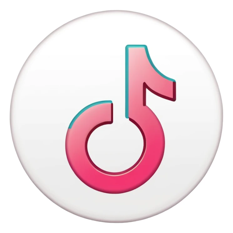 Logo tiktok sticker