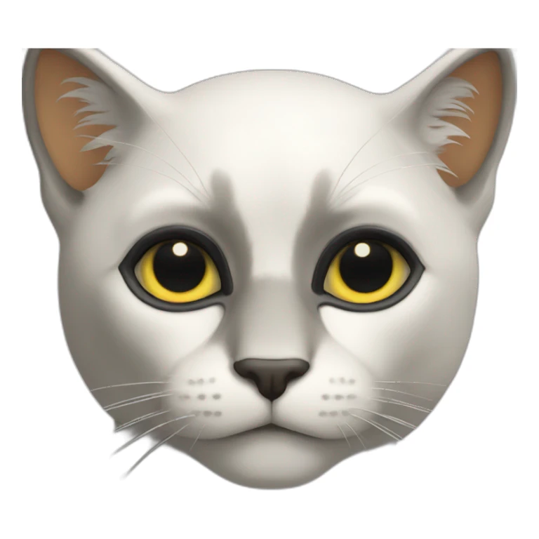 Chat Noir tache blanche  sticker