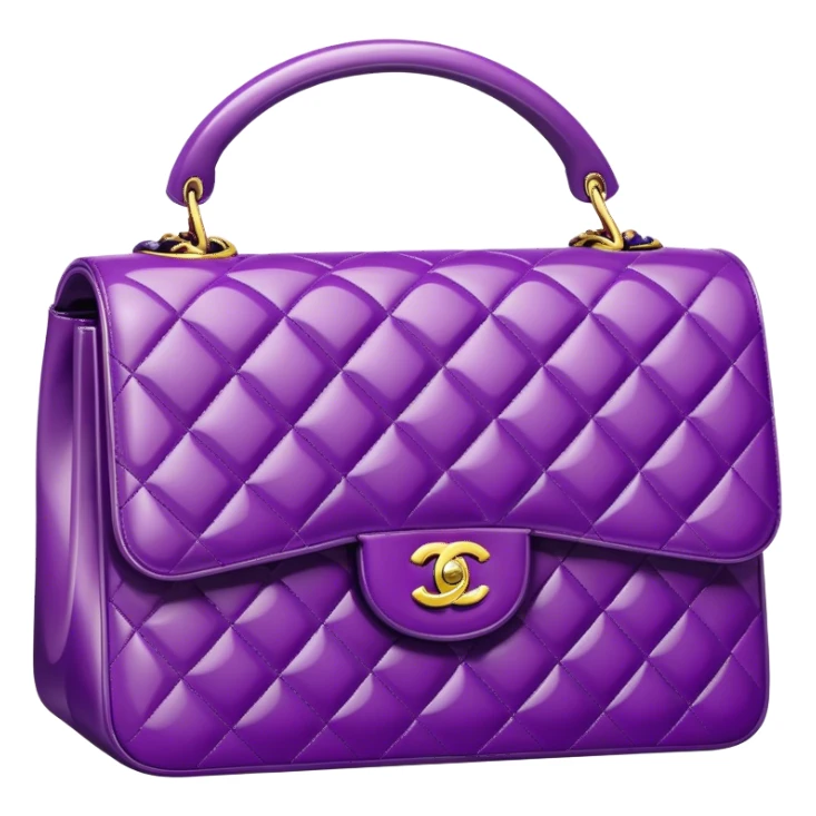 Purple Chanel handbag  sticker