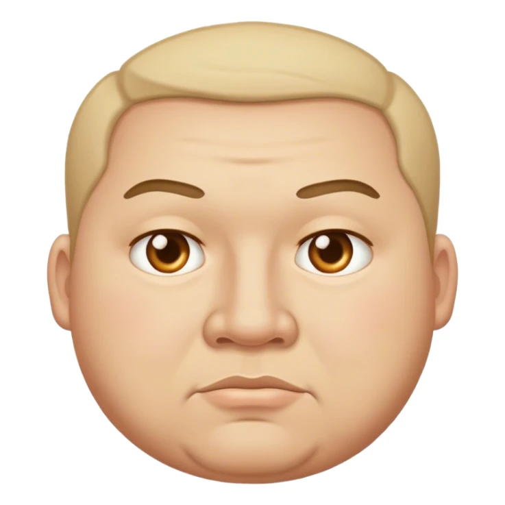 fat jd vance face sticker