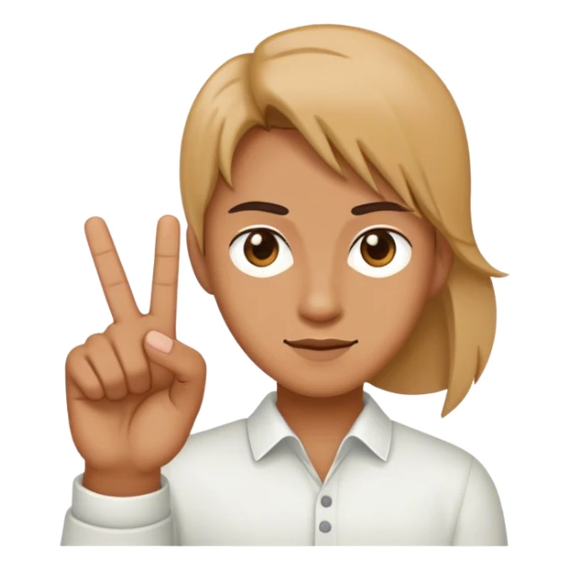 Person holding up a middle finger  sticker