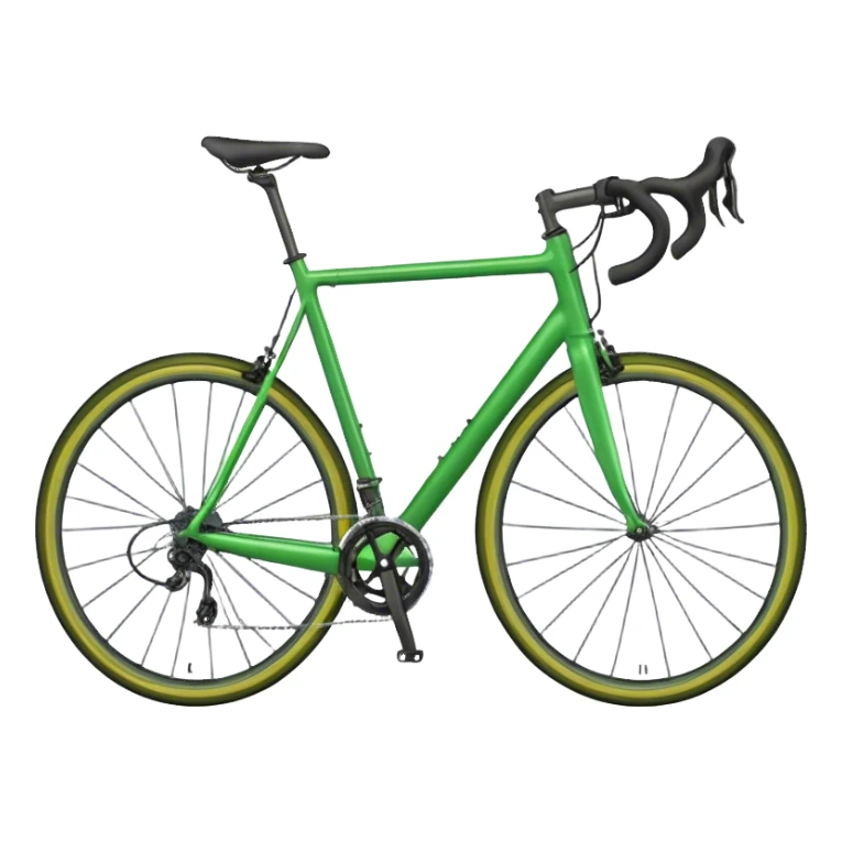 Green road bike from SCOTT sticker