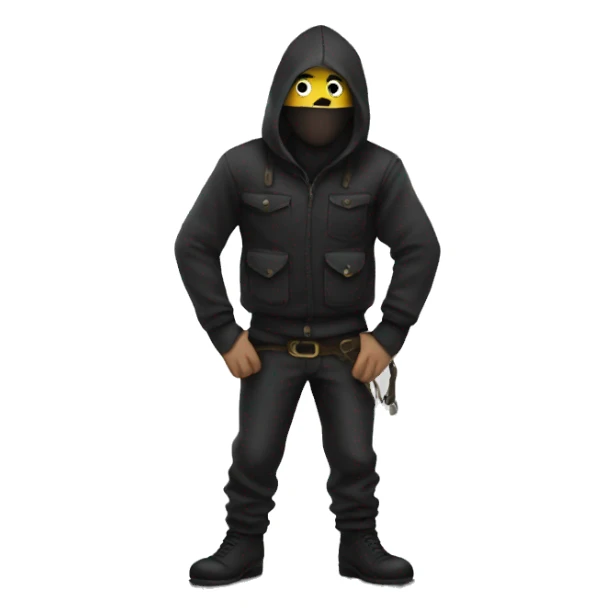 Thief emoji sticker