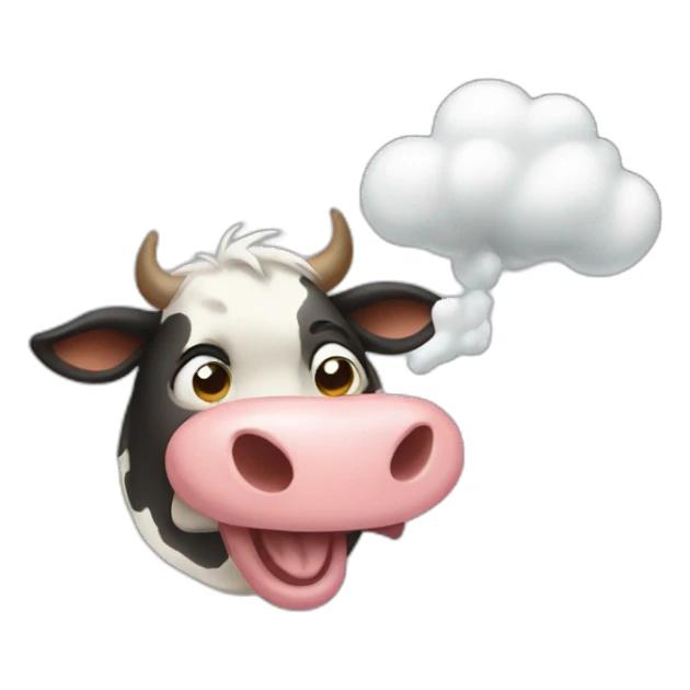cow fart sticker