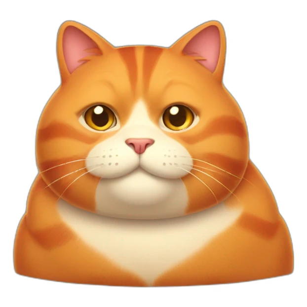 red fat cat sticker