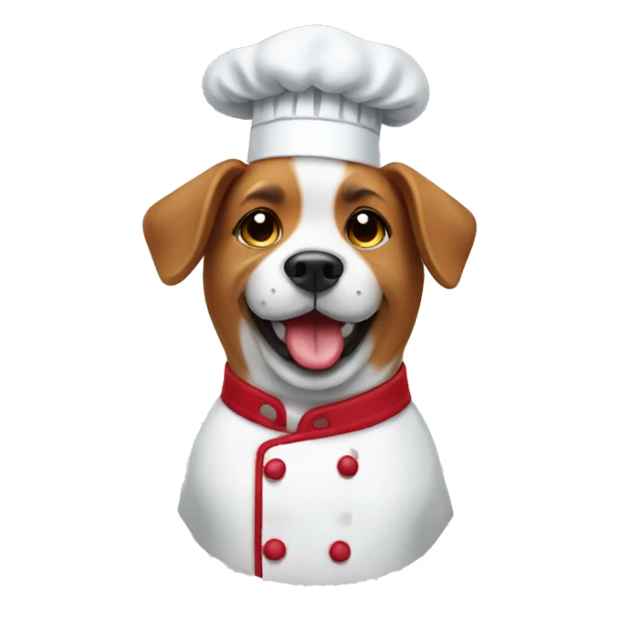Chef dog sticker