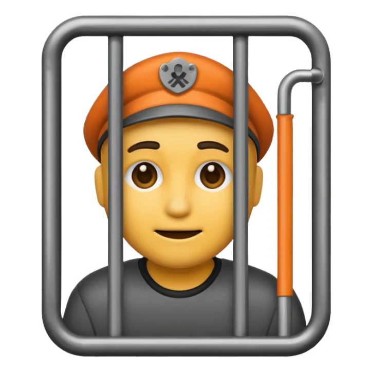 Jail emoji sticker