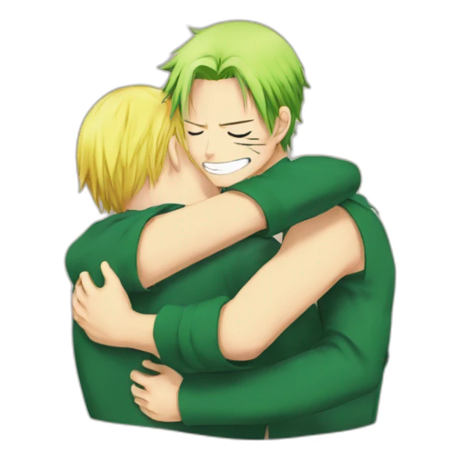 Zoro Hug Sanji sticker
