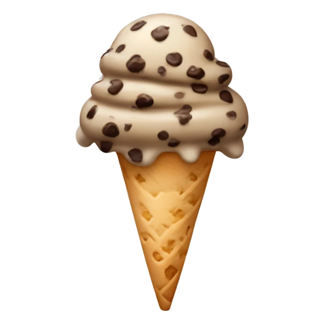 Chocolate chip ice cream  sticker