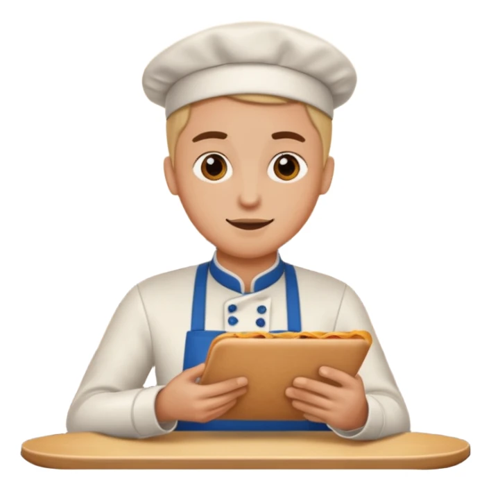 Placing orders at the restaurante sticker