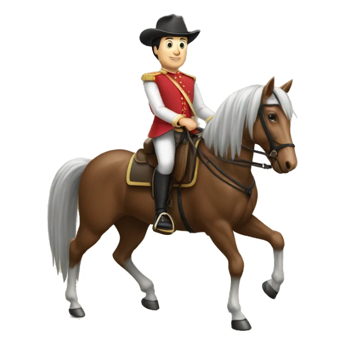 Lewandowski sur Cheval  sticker
