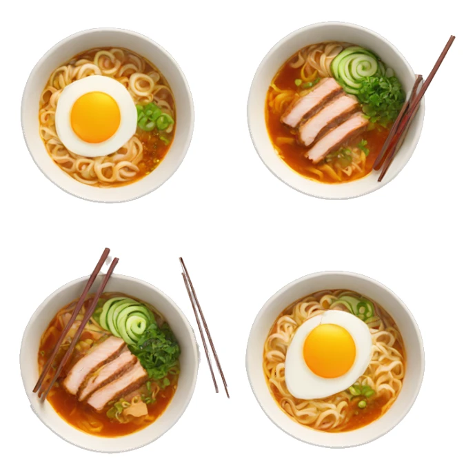spicy miso pork ramen sticker