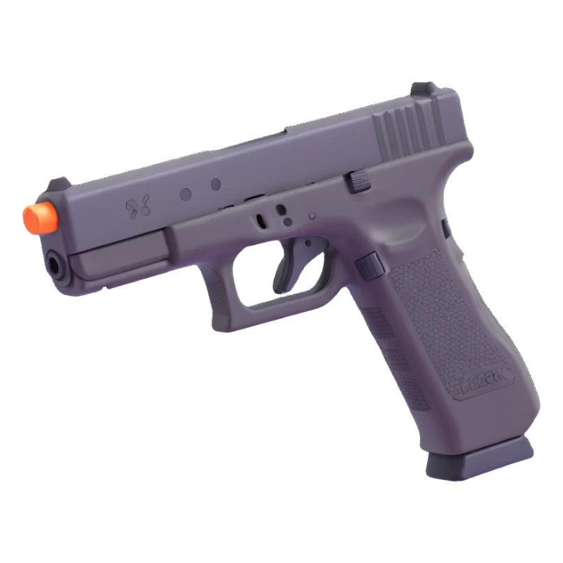 Glock 17 handgun, simple and clear sticker