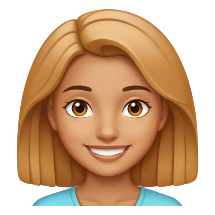 Chica sonriendo  sticker