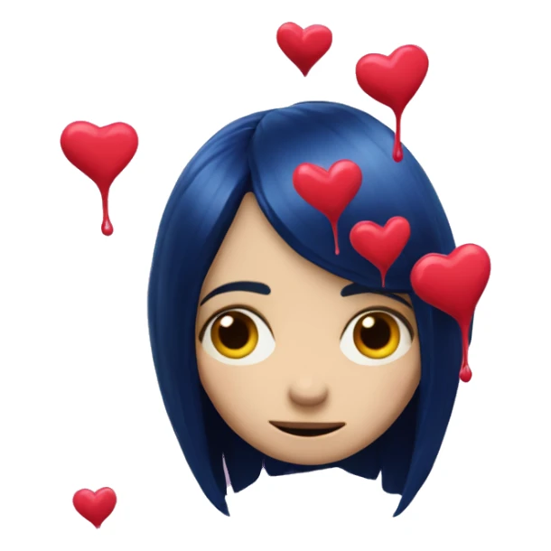 coraline bleeding hearts sticker
