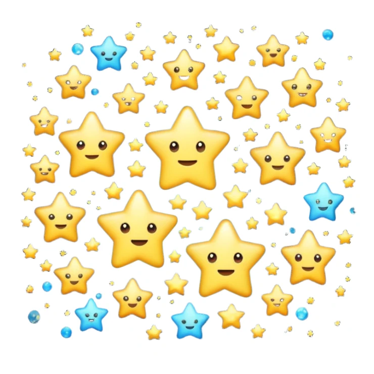 cute ones please stars  sticker