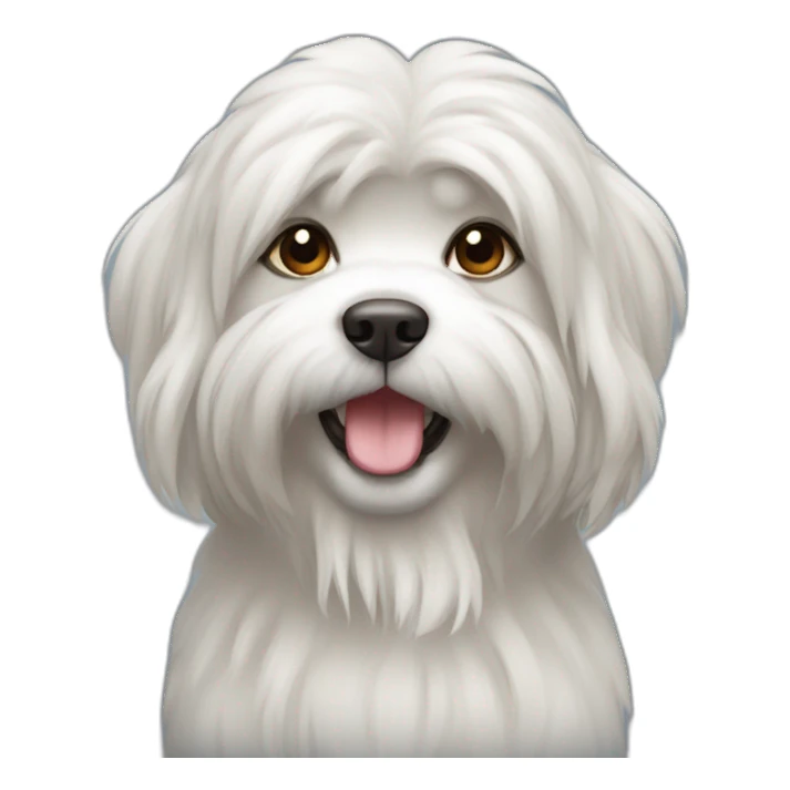 minju (lhasa breed) sticker