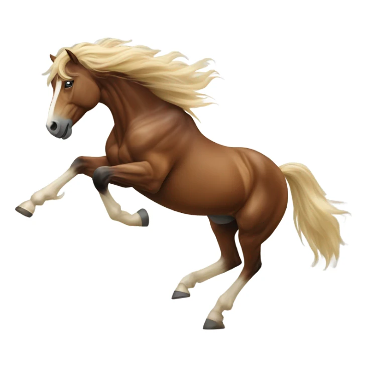 Celebrating horse sticker