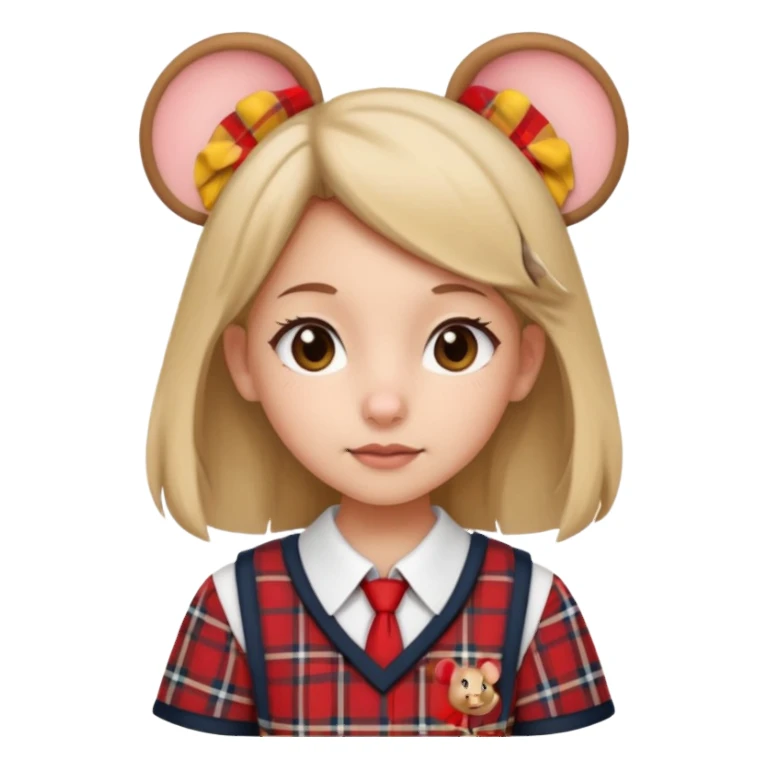 Souris écolière sticker