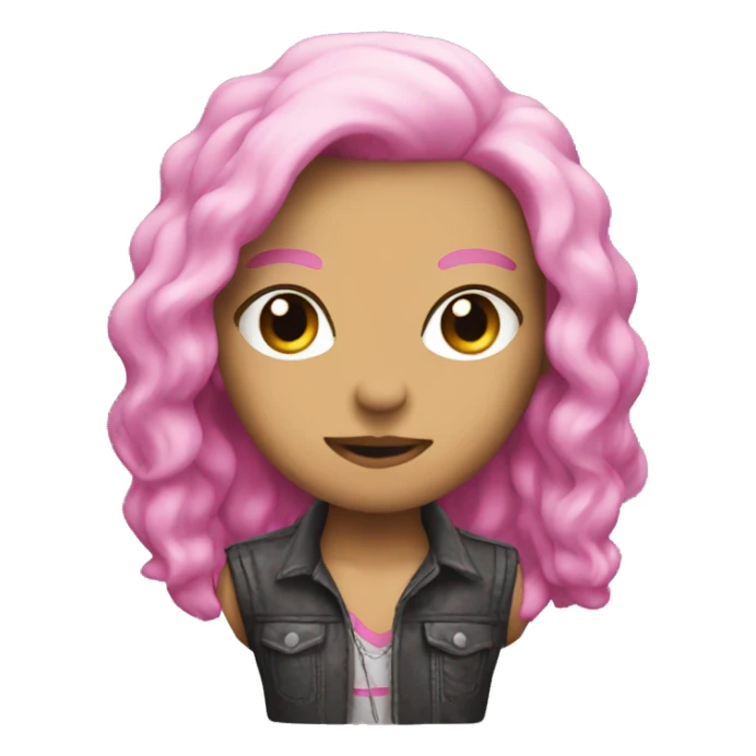 Metalica pink sticker