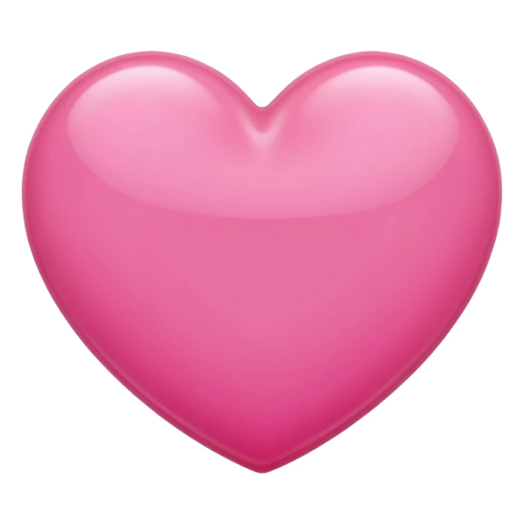 MEDIUM PINK heart emoji sticker