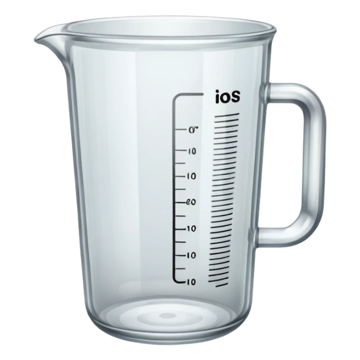 glass measuring cup sticker
