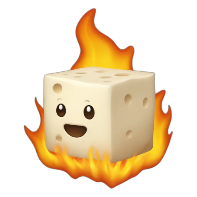 tofu-on-fire sticker