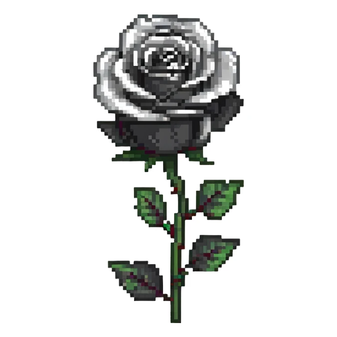 Black rose, Stone Temple Pilots inspired sticker