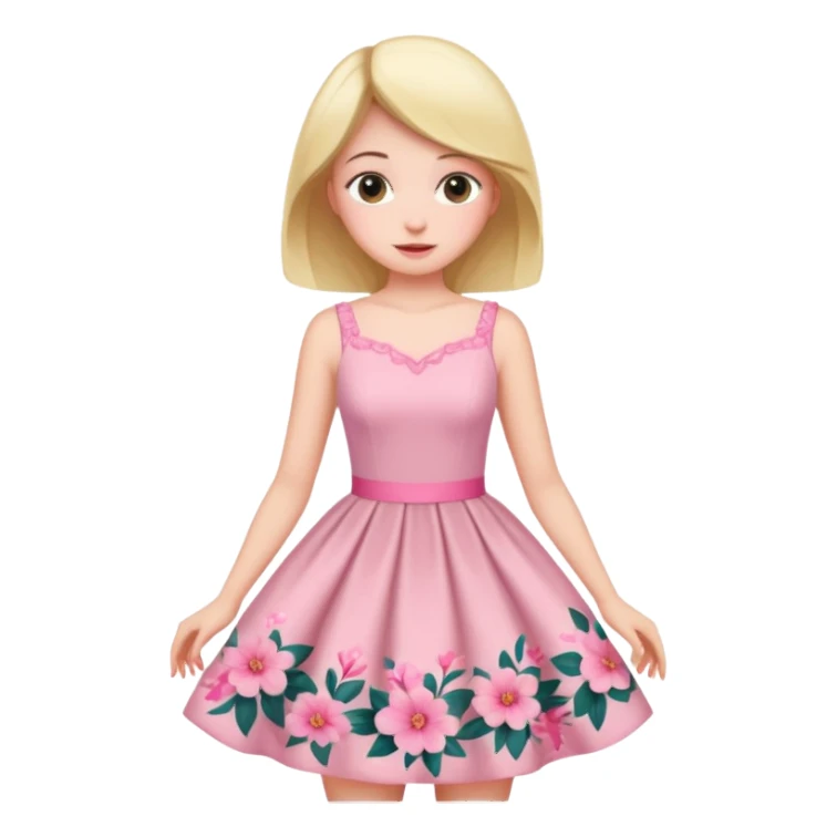 دختری که درحال لباس پوشیدن است sticker