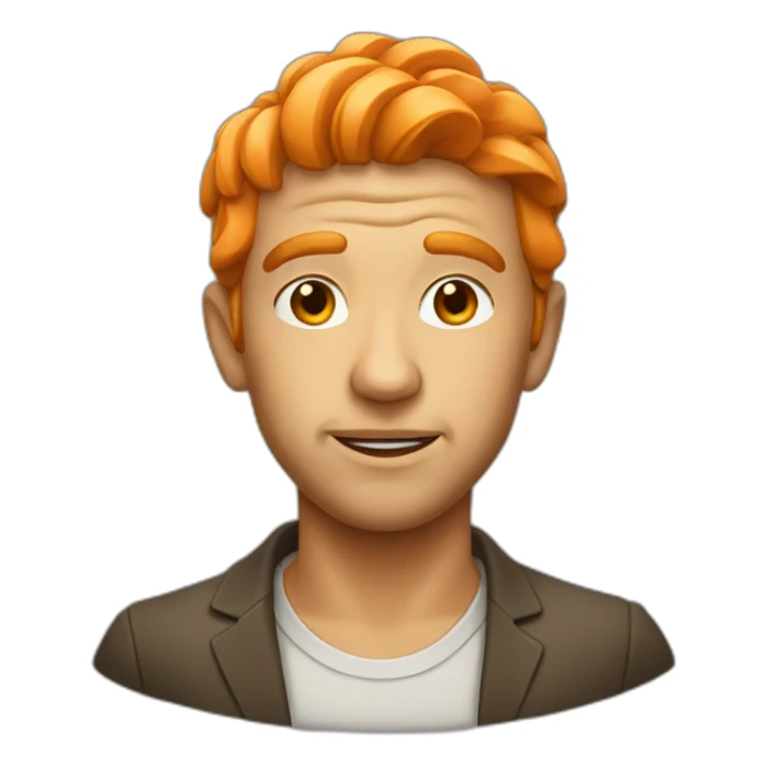 tangerina headed man sticker